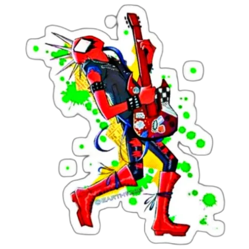 Spider verse sticker 🟢