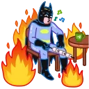 Batman vs. Life Crisis emoji 🙃