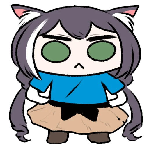 Sad Kyaru-chan sticker 👗