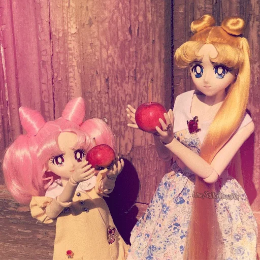 💗 Sailor Moon Dolls 💗 stiker 🍎