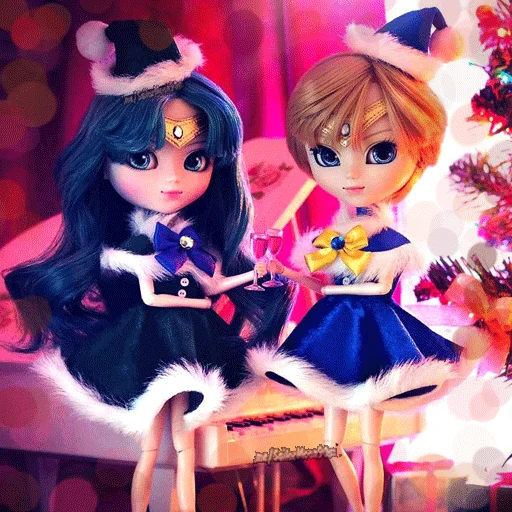 💗 Sailor Moon Dolls 💗 stiker 🍷
