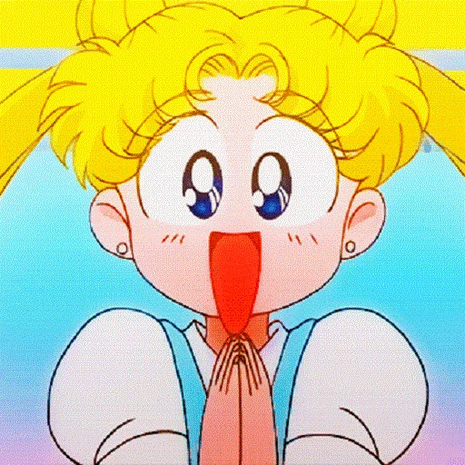 Стикер Telegram «Sailormoon» 🙏