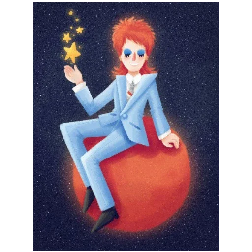Стікер David Bowie | Дэвид Боуи 🪐