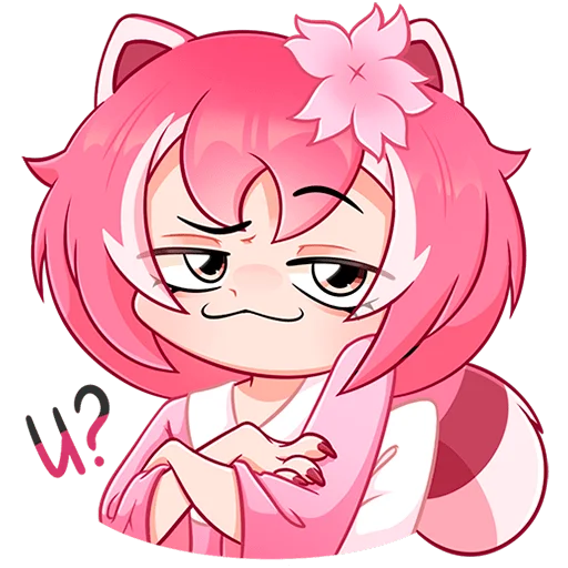 Сакура Telegram stickers