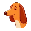Salchicha Dog emoji 😔
