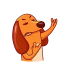 Salchicha Dog emoji 🤘