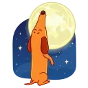 Salchicha Dog emoji 🌕