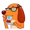 Salchicha Dog emoji ☕️