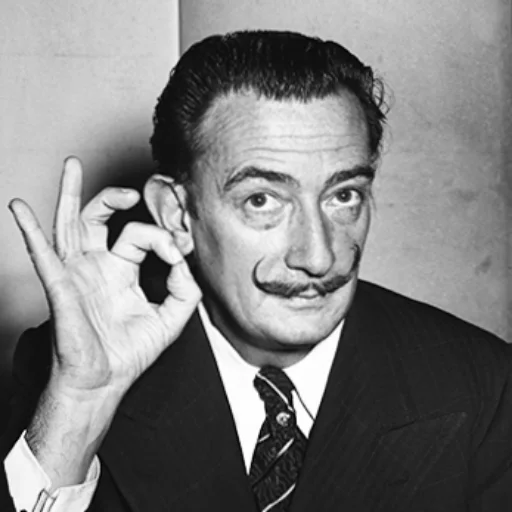Salvador Dalí emoji 👌