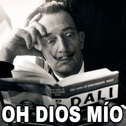 Salvador Dalí emoji 😨