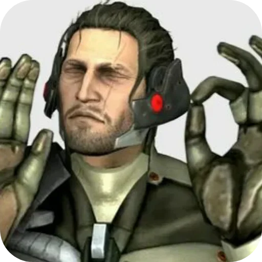 Стікер Telegram «Sam Metal Gear» ✋