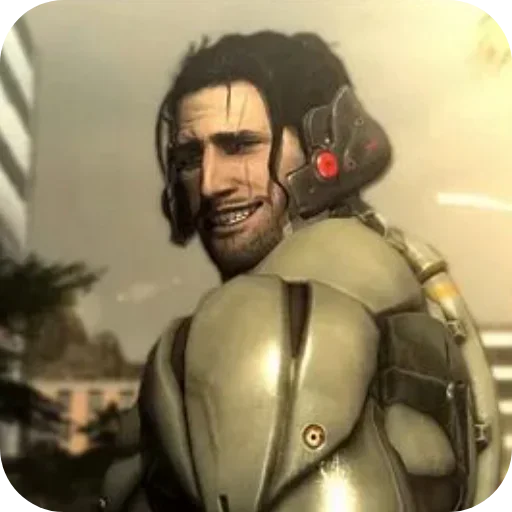Стікер Telegram «Sam Metal Gear» 😁