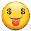 Эмодзи Samsung Emoji 🤑