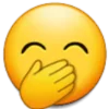 Емодзі Telegram «Samsung emoji» 🤭