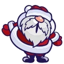 Емодзі телеграм Santa Claus | Санта Клаус | Дед Мороз