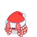 Стікер Santa's Crab 😨