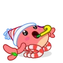 Santa's Crab emoji 🥳