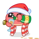 Santa's Crab emoji 🥺