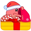 Santa's Crab emoji 🎁