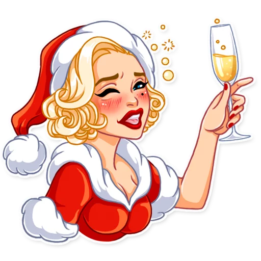 Santa Girl emoji 🥴