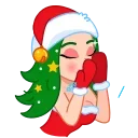 Santa Girl sticker 😘