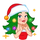 Santa Girl sticker 👏