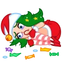 Santa Girl emoji 😖