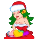 Santa Girl sticker 💝