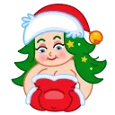 Santa Girl stiker 🥲