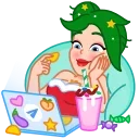 Santa Girl emoji 🍿