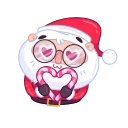 Telegram emoji Санта 