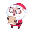 Telegram emoji Санта