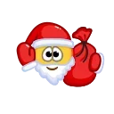 Санта  emoji 👋
