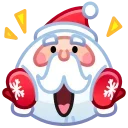 Санта emoji 😱