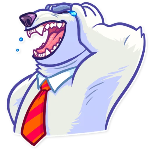 Telegram stickers Polar Bear