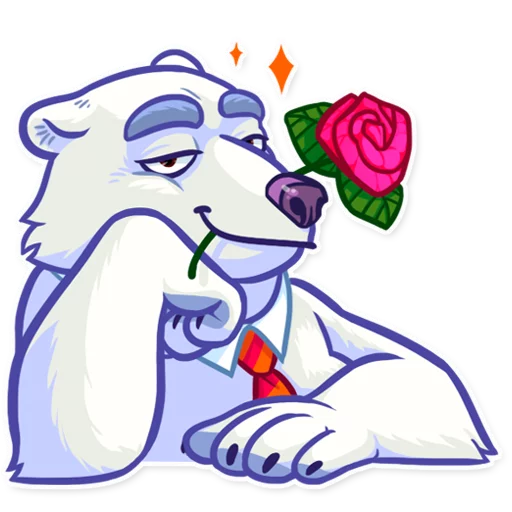 Polar Bear emoji 🌹