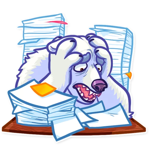 Стикер Telegram «Polar Bear» 