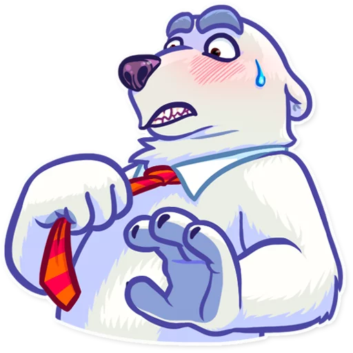 Telegram stiker «Polar Bear» 😳