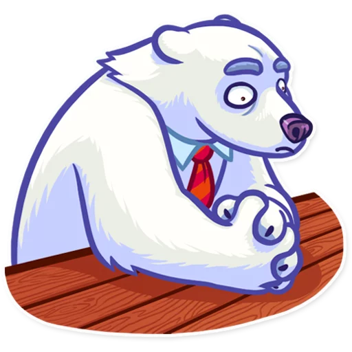 Эмодзи Polar Bear 😶