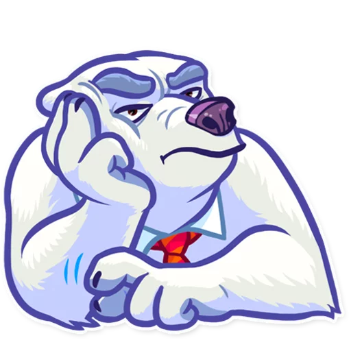 Polar Bear stiker 😒