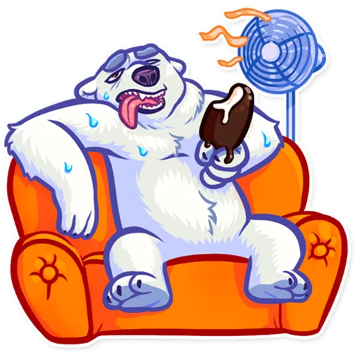 Polar Bear stiker 🍦