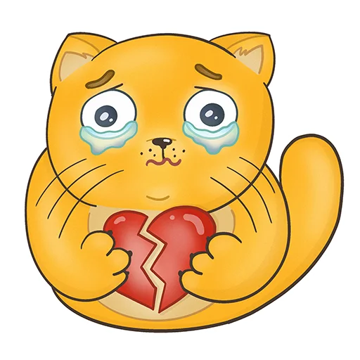 Fat Cat Sardelkin  emoji 💔