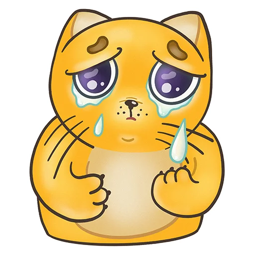 Fat Cat Sardelkin  emoji 😢