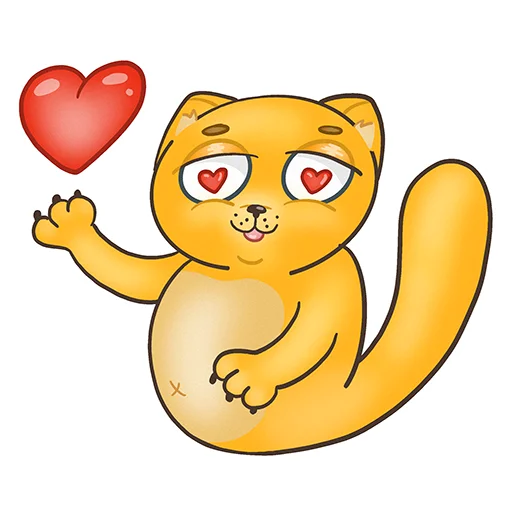 Telegram stiker «Fat Cat Sardelkin» ?