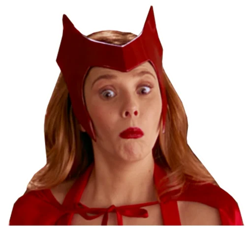Telegram Sticker «Scarlet Witch» 😢