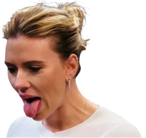 Scarlett Johansson  emoji 👅
