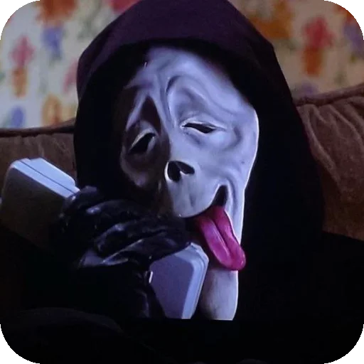 Telegram stiker «Scary Movie» 👅