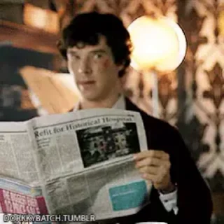 Шерлок/Sherlock  sticker 📰