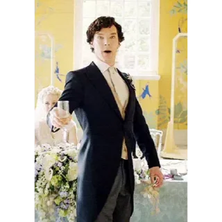 Шерлок/Sherlock stiker 🥂