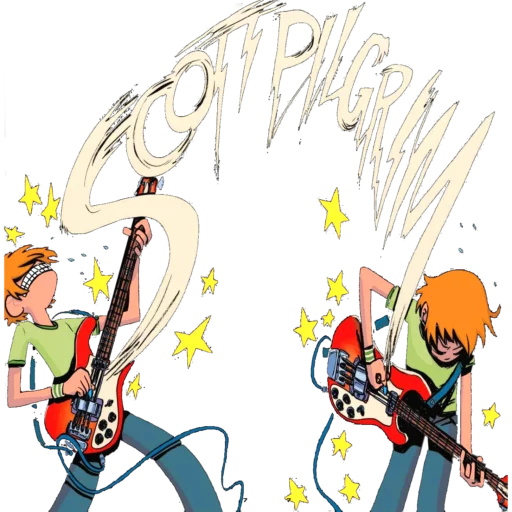Scott and Ramona sticker 🎤